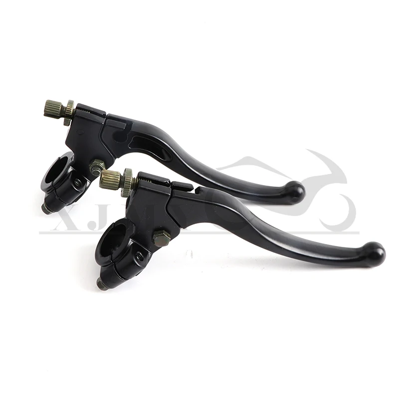 

1 pair 7/8'' 22mm Universal Motorcycle Handlebar Brake Clutch Levers Drum Brake Handle for Dirt Bike ATV Handle Levers Perch