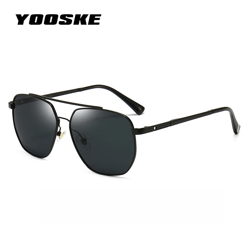 

Солнцезащитные очки YOOSKE Мужские поляризационные, винтажные, в металлической оправе, для спорта, вождения, в стиле панк, роскошные брендовые дизайнерские, 2023
