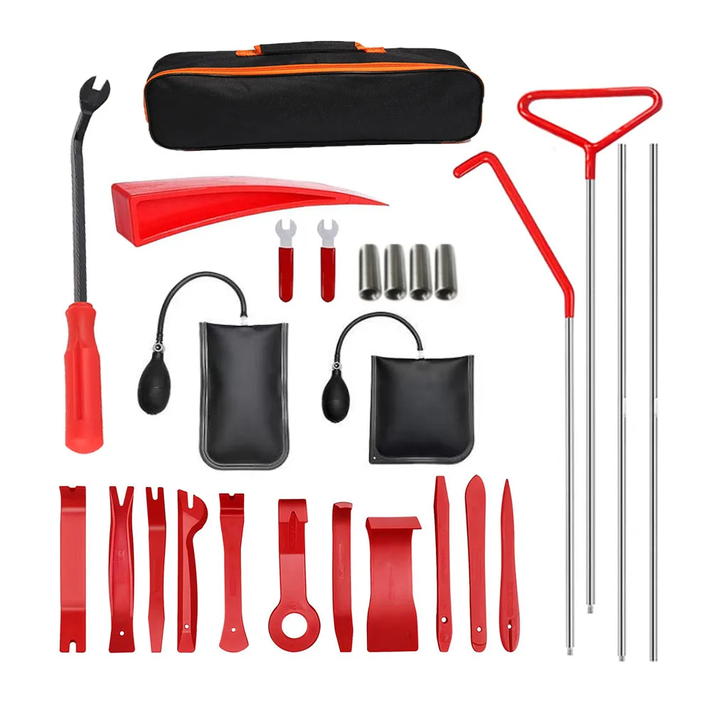 

Автомобильный клиновый насос слесарный утолщенный ремонт двери воздушная подушка аварийное открытие разблокировка полный набор инструментов с длинным захватом