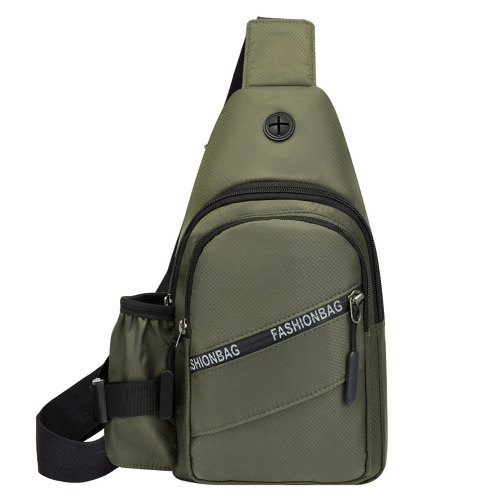 

Men Water Repellent Sling Bag Ultra Light Crossbody Pack with Adjustable Shoulder Strap Chest Bag Shoulder Daypack for Outdoor
