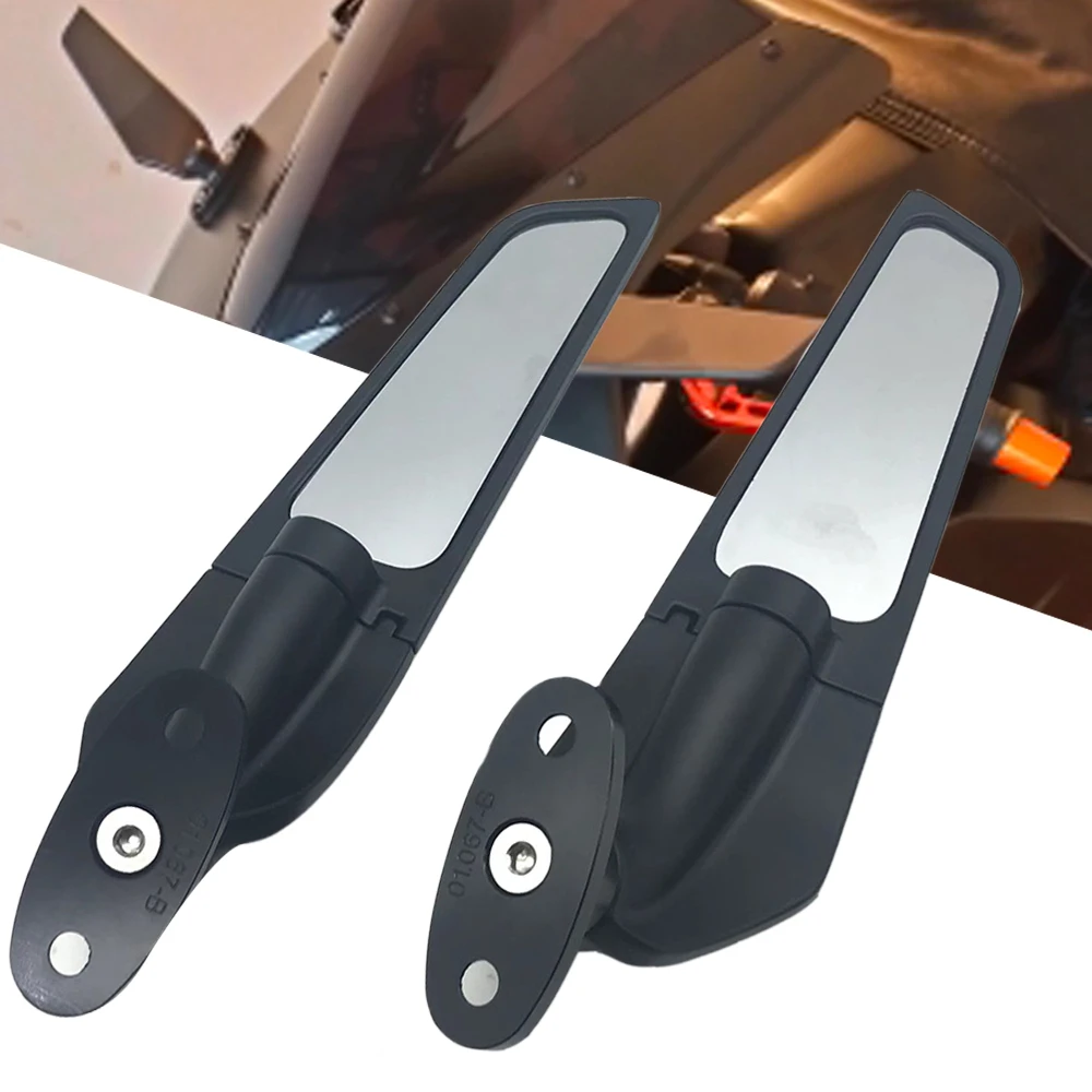 

For Honda CBR250R CBR300R CBR500R CBR600R CBR650R Motorcycle Mirrors Modified Wind Wing Adjustable Rotating Rearview Mirror