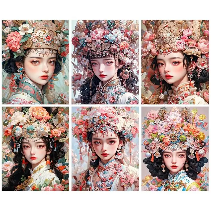 

Набор для алмазной живописи с цветочным рисунком