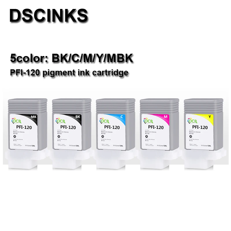 

PFI-120 compatible ink cartridge for Canon TM-200 TM-205 TM-300 TM-305 Printer with PFI-120 chip ( 6 options choice )
