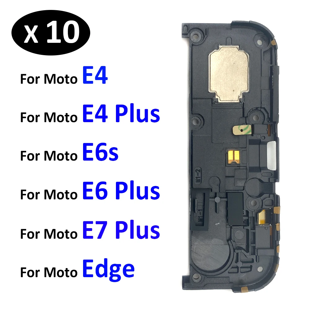 

10 шт./Лот, Динамик для Motorola Moto E4 E6s E6 E7 Plus Edge, звуковой сигнал, гибкий кабель, запасные части