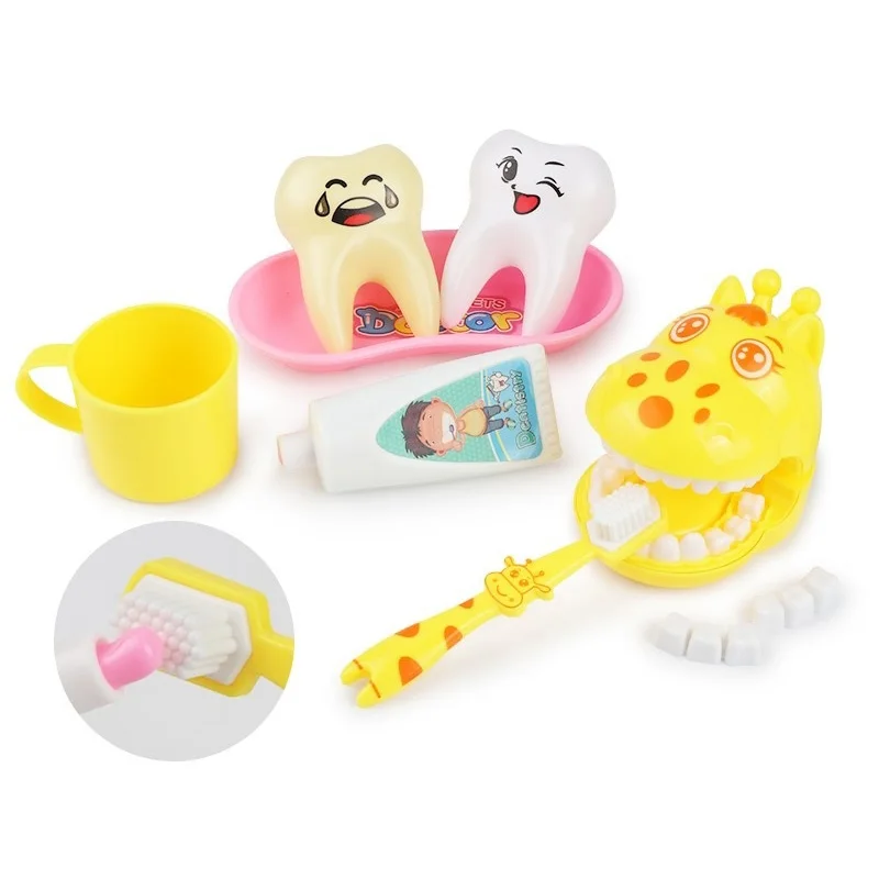 Новинка жираф моделирующая зубная щетка стоматологические игрушки ролевые игры