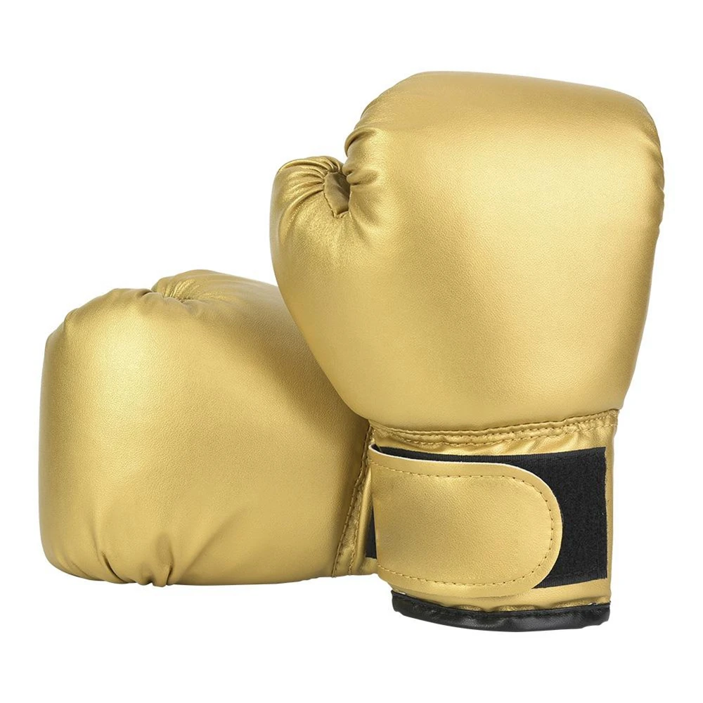 

1 Pair Child Boxing Gloves PU Leather Kids Sandbag Punching Sparring Training Mitts Breathable Training Fighting Gloves