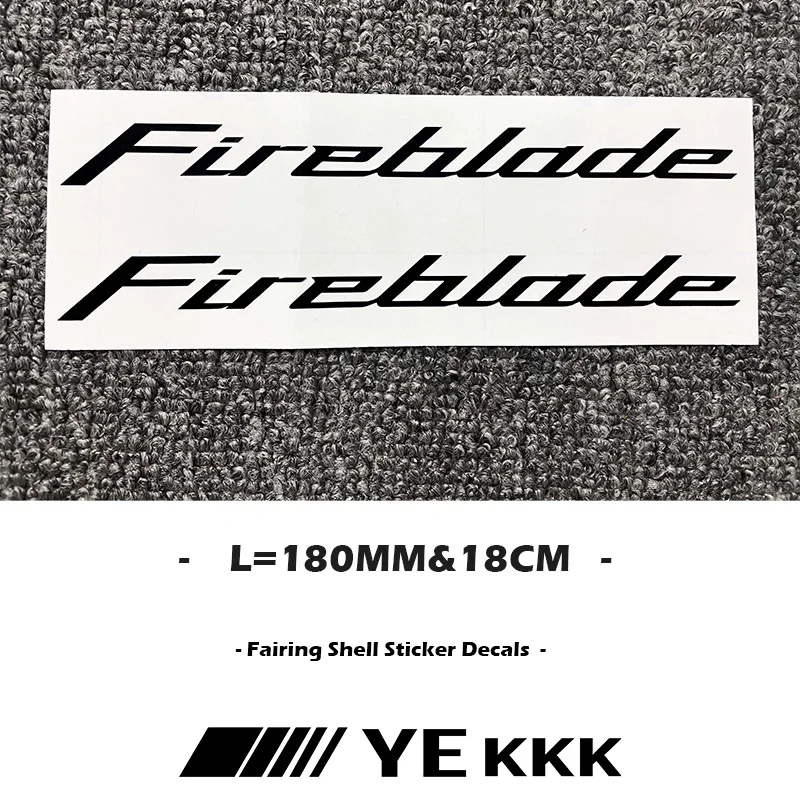 2X 180MM Motorcycle Fairing Shell Hub Head Shell Fuel Tank Sticker Decal For HONDA Fireblade CBR1000RR 1000RR Sticker Decal
