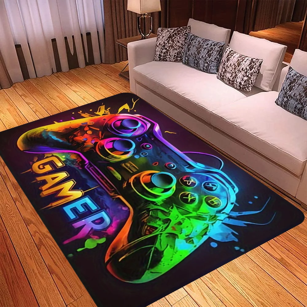 1 шт. игровой коврик для консоли удобный фланелевый напольный машинной стирки