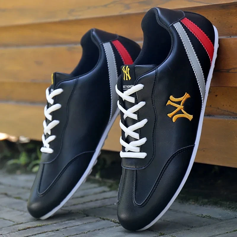 

Men'S Shoes 2022 Summer New Men'S White Shoes Comfortable And Versatile Driving Casual Leather Shoes Breathable Driving Shoes