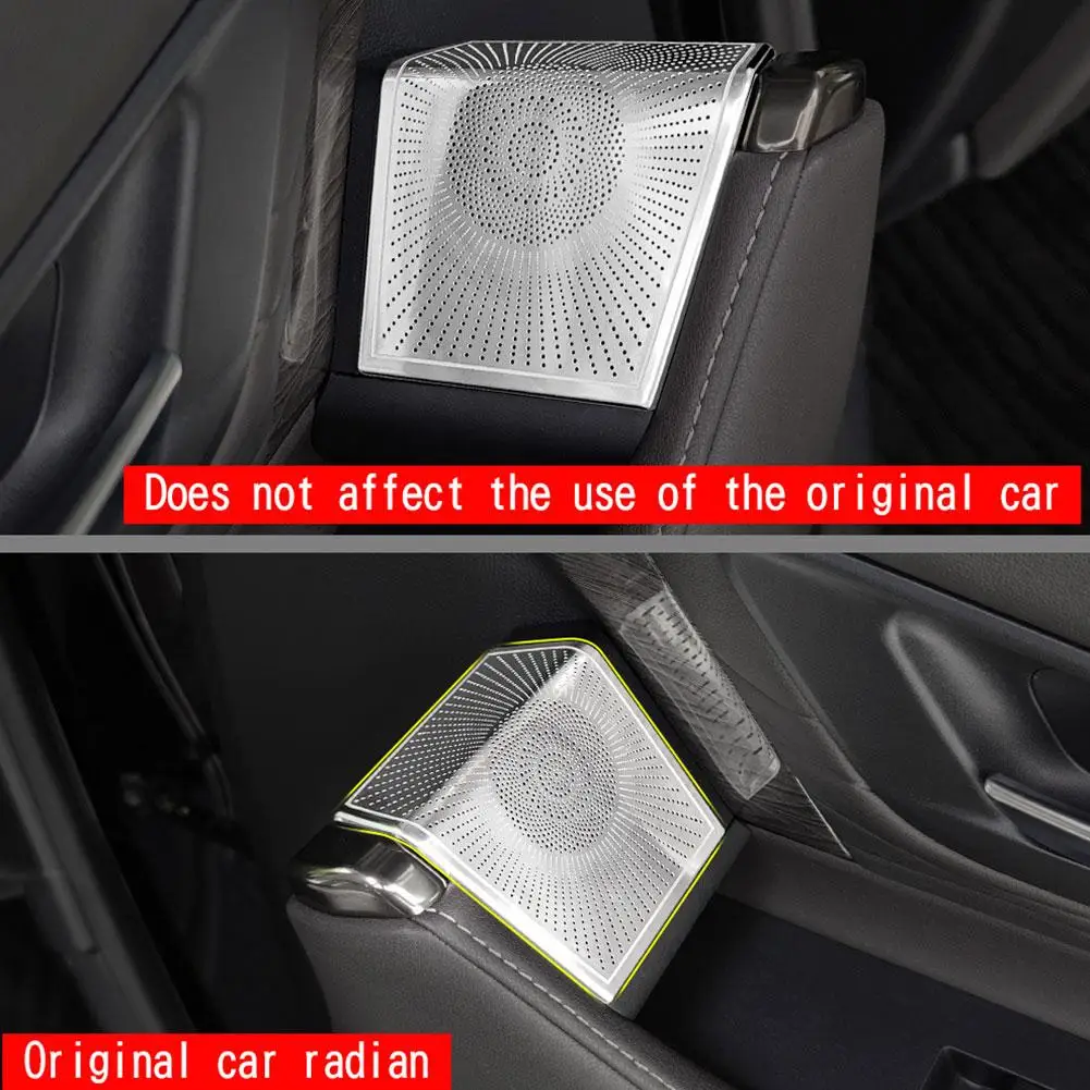 

1 Pair Stainless Steel Glass Switch Upper Panel Decoration for Toyota Alphard/Vellfire 40 Series 2023+ Auto Parts Accessory Z9C5