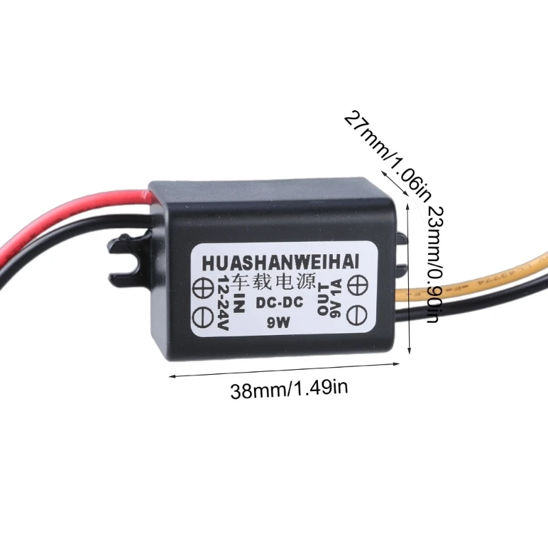 Преобразователь 24 В-12 В до 9 1A/2A/3A понижающий модуль адаптеры питания разъемы