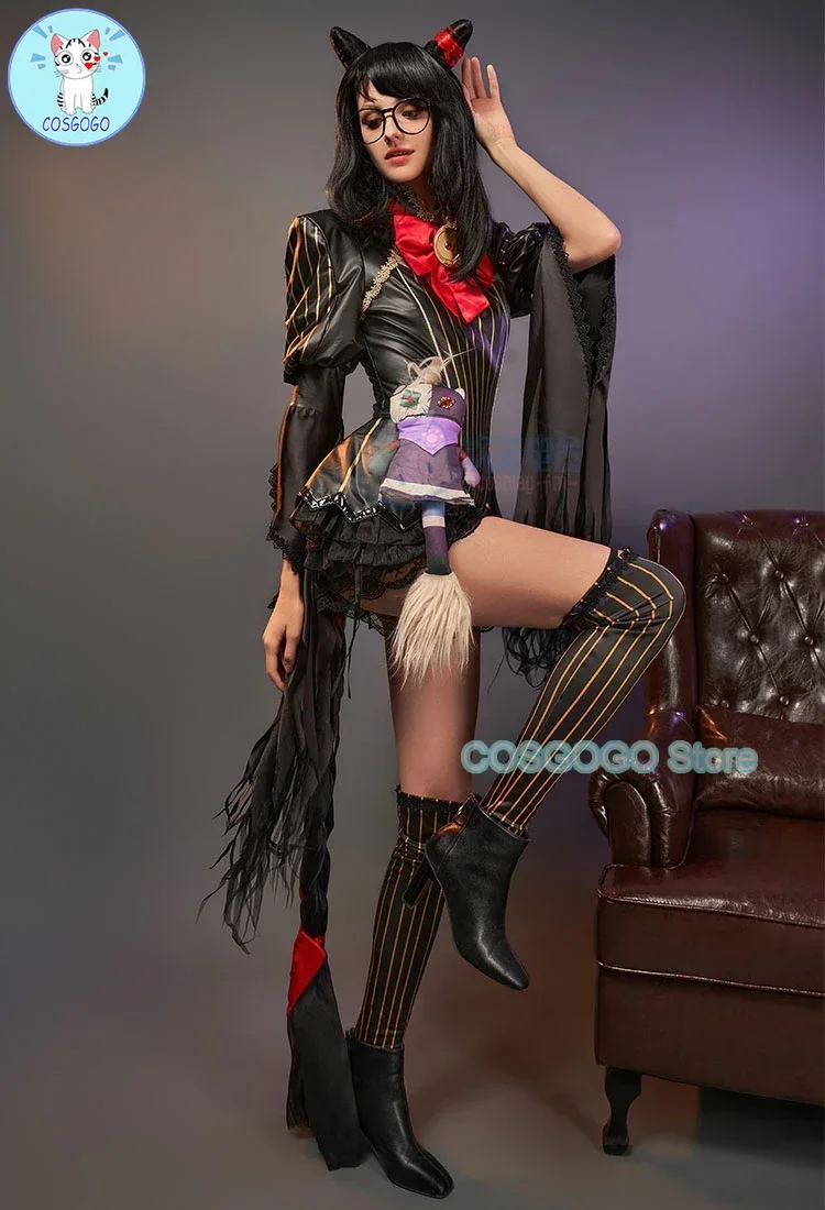 Игра Байонетта Косплей Костюм Хэллоуин Наряды Женская Одежда с кошачьими ушками