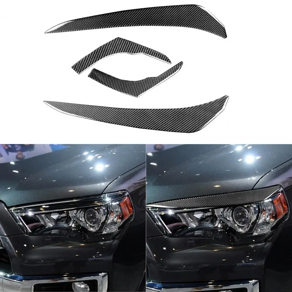 

Glossy Surface Lightweight Decorative Front Headlight Eyelid Cover for Toyota 4Runner 2010-2020