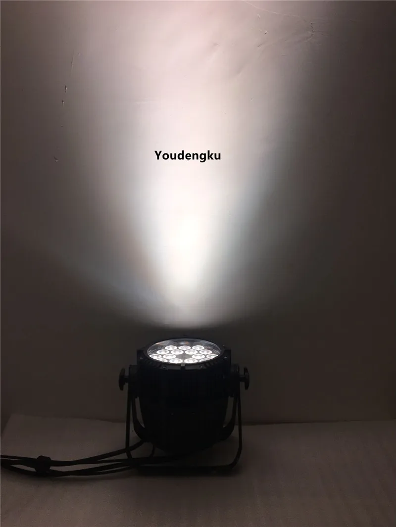 2 шт. водонепроницаемый dj dmx ip65 уличный светодиод номиналом 18x10 Вт rgbw 4 в 1
