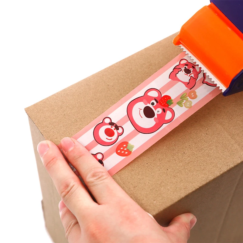 

Прозрачная упаковочная лента с принтом медведей