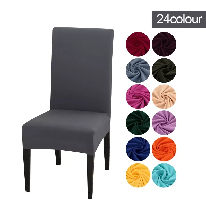 

NEW2023 Slipcover Removable Anti-dirty Seat Chair Cover Spandex Kitchen Cover for Banquet Wedding Dinner Restaurant housse de ch