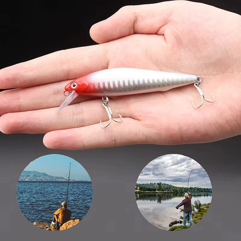 Рыболовная приманка Minnow с длинным хвостом 10. 5 см плавающая жесткая искусственный