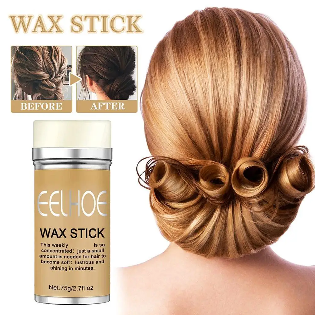 75 г восковая палочка для волос гель отделки фиксированный мужчин и женщин