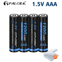 1 5v aaa lithium rechargeable battery 1200mwh aaa 1 5v li ion li ion battery for remote control wireless mouse aaa batteries