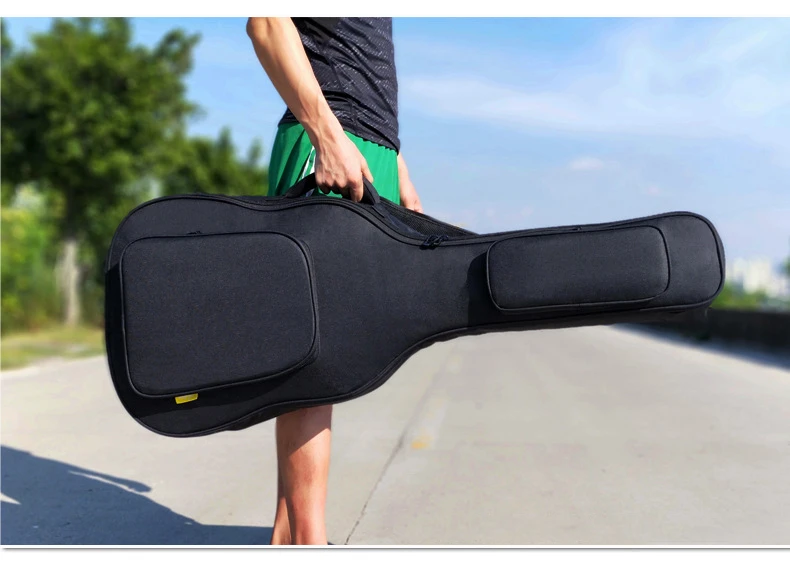 Чехол для акустической гитары 36 38 39 40 41 дюйм черный мягкий чехол утолщенный 24 мм 1