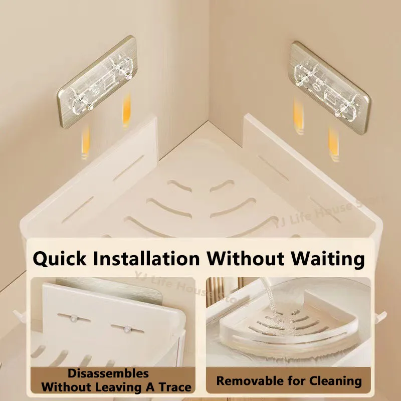 Настенная полка для ванной комнаты стеллаж шампуня из алюминиевого сплава