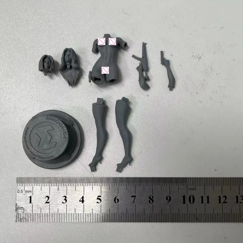 1/24 модельная фигурка из смолы Kit Future Berserker Женский воин фэнтезийная Миниатюрная