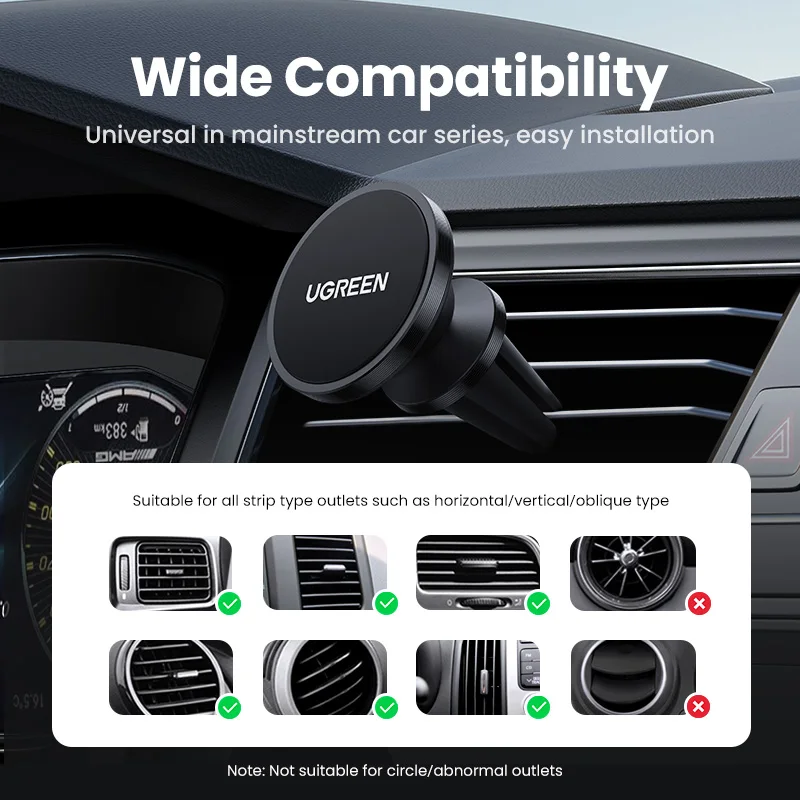 Магнитный автомобильный держатель для телефона UGREEN универсальная Магнитная