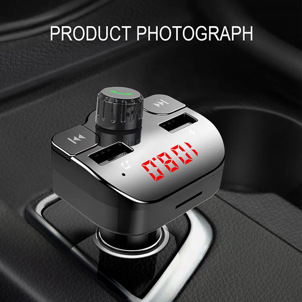 

Car Kit FM Transmitter Car Charger Car Mp3 Hands-free Calling MP3 Player