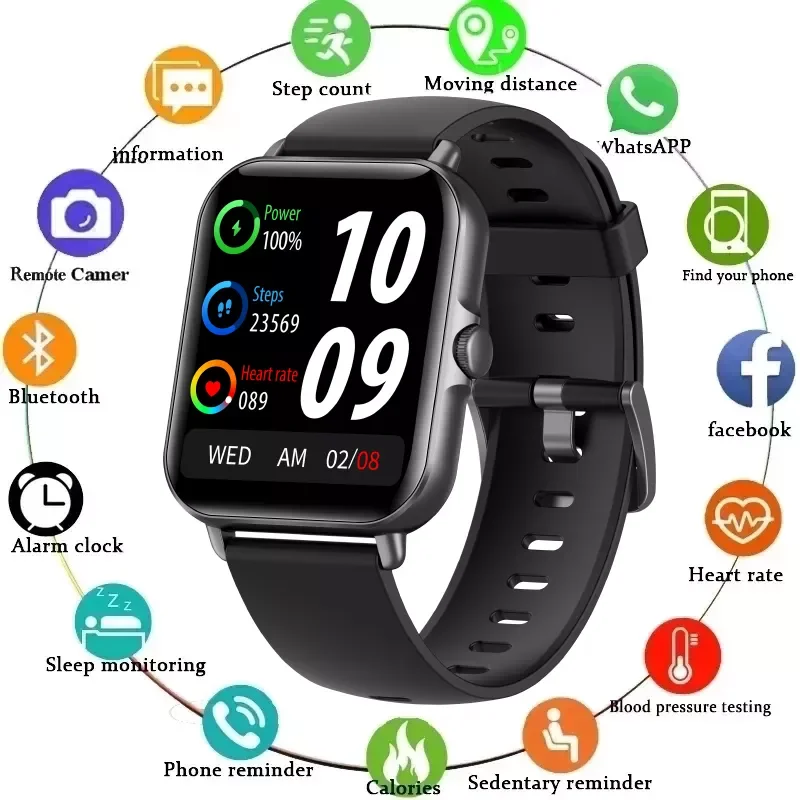 

2022 New Bluetooth Calling Smart Watch Men Full Touch Screen Sports Fitness Watch IP67 Waterproof Bluetooth for Android Ios
