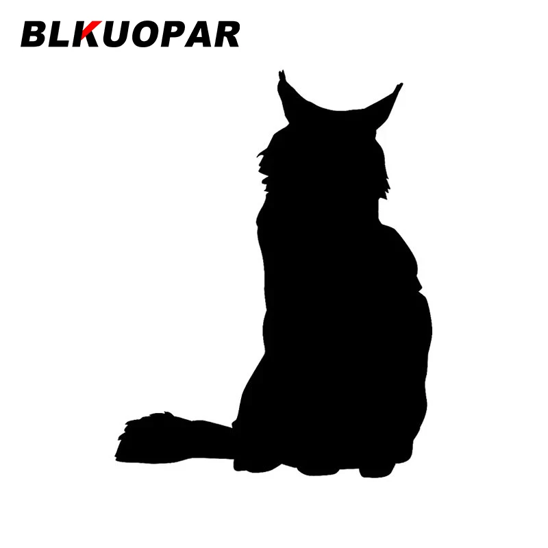 

Модные автомобильные наклейки BLKUOPAR Cat, интересные виниловые наклейки для холодильника, кондиционера, зеркала заднего вида, устойчивые к царапинам
