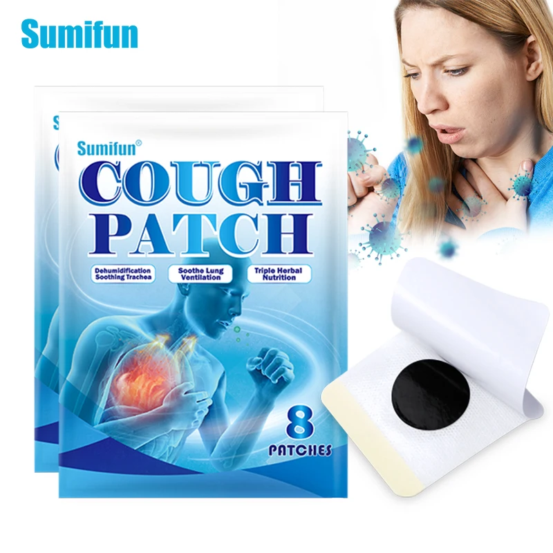 

16pcs/2bags Cough Patch Asthma Relief Plaster Treatment Excessive Phlegm Throat Itching Asthma Plaster Chinese Medical Stickers