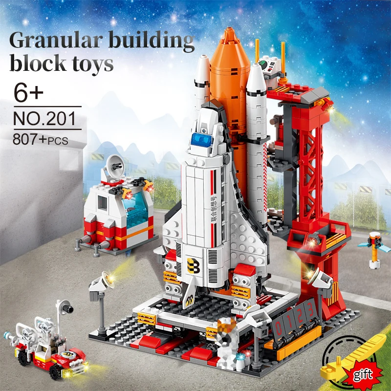 

Compatible With Small Particle Inserting Blocks Plastic Aerospace Military Toys Children's Early Education Assembled Toys