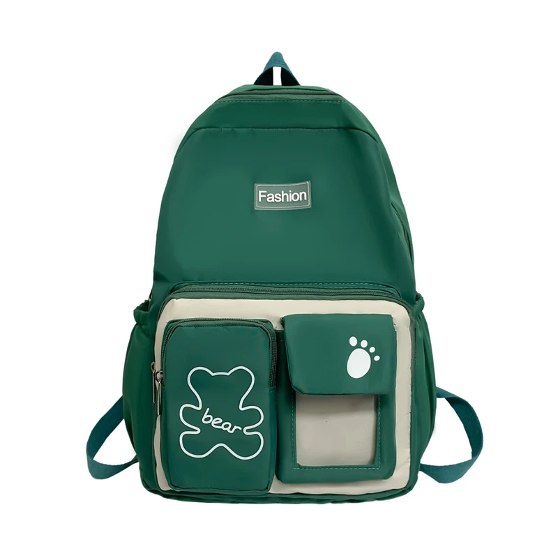 

Модный водонепроницаемый нейлоновый женский Повседневный дорожный кавайный школьный ранец на плечо 2023 популярный вместительный милый студенческий рюкзак для девочек