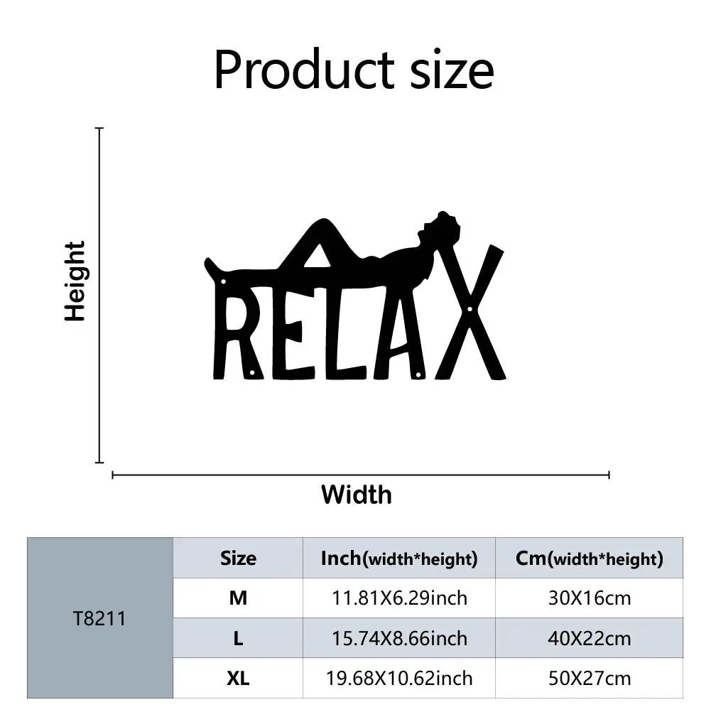 baluj metalowy znak ścienny wiszący wystrój domu wiejskiego czarna tabliczka z wycięciem biuro w salon dekoracja sypialni