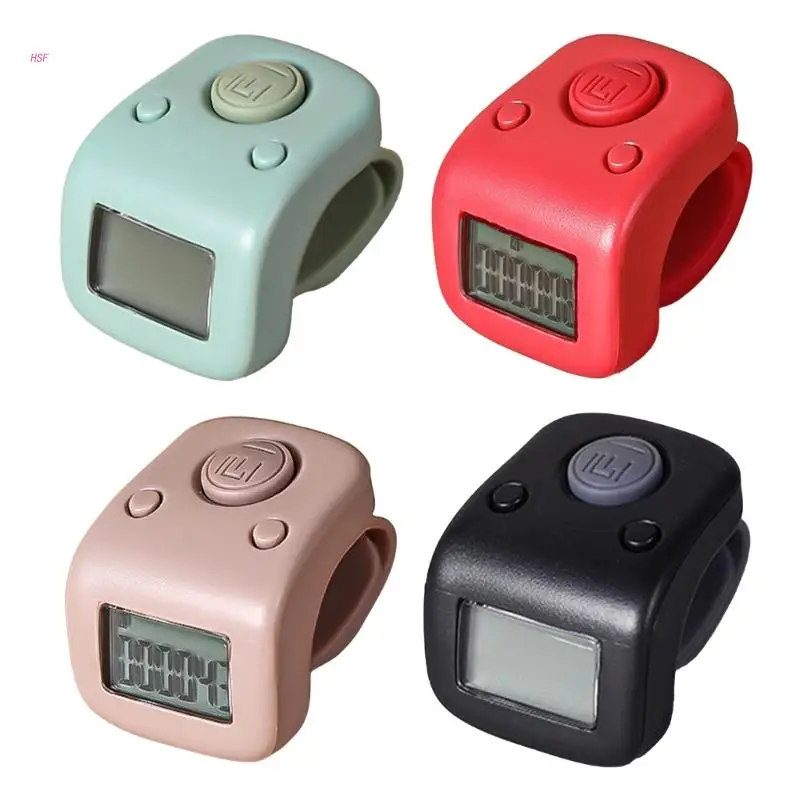 

Finger Tally Counter 6Digit Display Counter Clicker Resettable Lap Counter Hand-held Number Click Counter