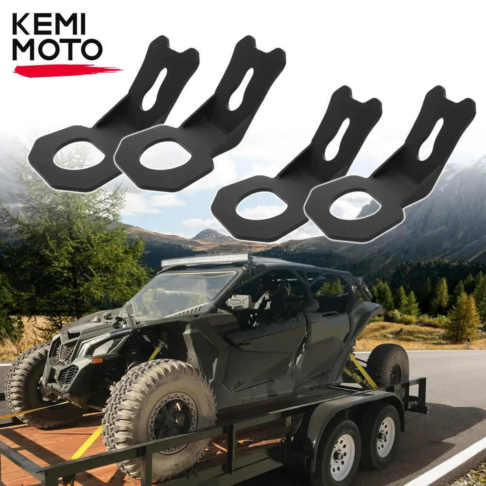 

4 шт. крючки для кронштейнов UTV для Can Am Maverick X3 MAX R RR XMR XDS RS DS Turbo 4x4 2017-2025