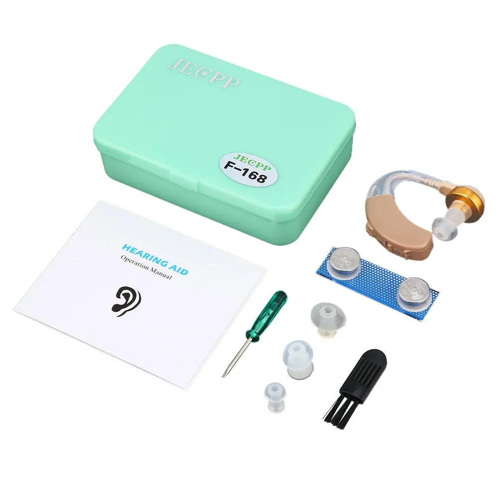 

Hearing Aid Ear Sound Amplifier Adjustable Tone Hearing Aids Device Hearing Enhancement Sound Enhancer Ear Care Tools F-168