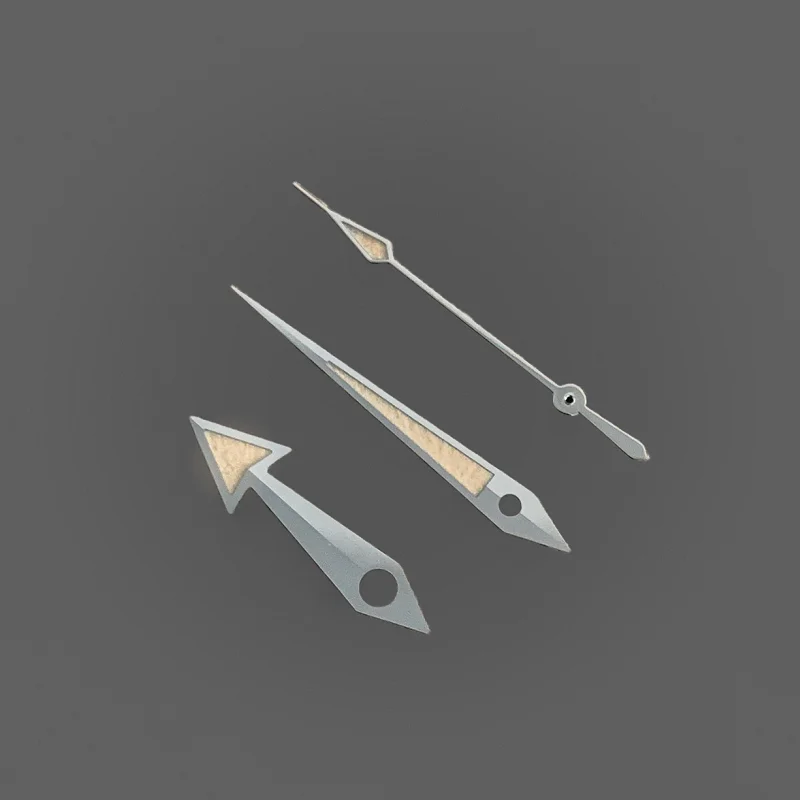 Silver Green Luminous Watch Hands DIY Modification Fit For NH35/36/4R/7S Movement Watch Accessories