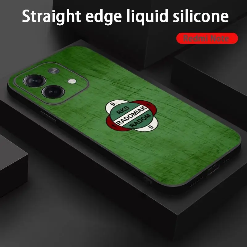 Фото Чехол для телефона Fashion Club Radomiak Radom для Redmi Note 14 13 12 11 Pro Plus S 5G 14C A3, мягкий черный чехол. №2