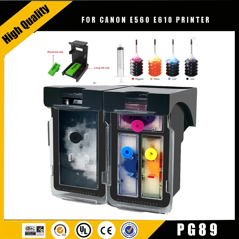 Набор для заправки чернильных картриджей Einkshop Canon PG89 PG-89 CL 99 принтера E560 E610