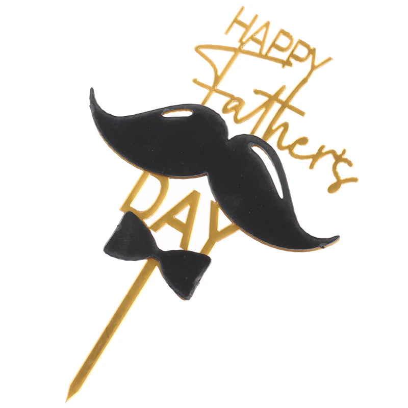 

Crylic Super Dad Cake Topper Happy Father's Day Cake Topper Best Daddy Father's Birthday Cupcake Topper Party Cake Decorations