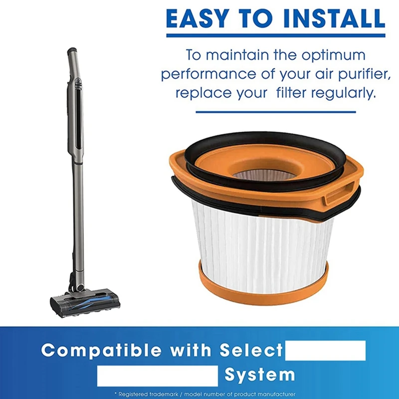 6 шт. сменные фильтры для беспроводного пылесоса Shark Wandvac System WV360 WS620 WS630 WS632 по