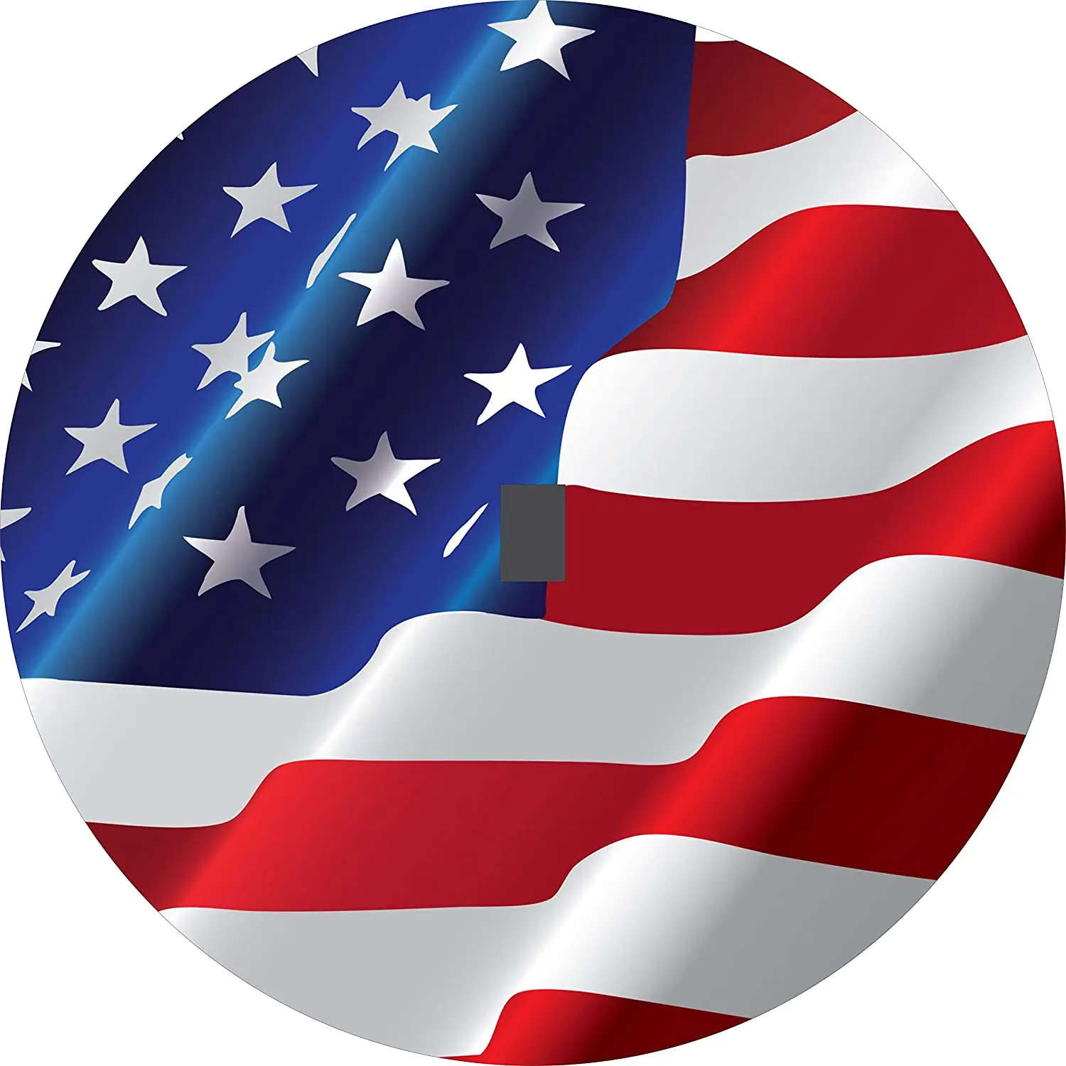 

American Flag Spare Tire Cover with Back UP Camera (Select Popular Sizes from Drop Down menu or Contact us