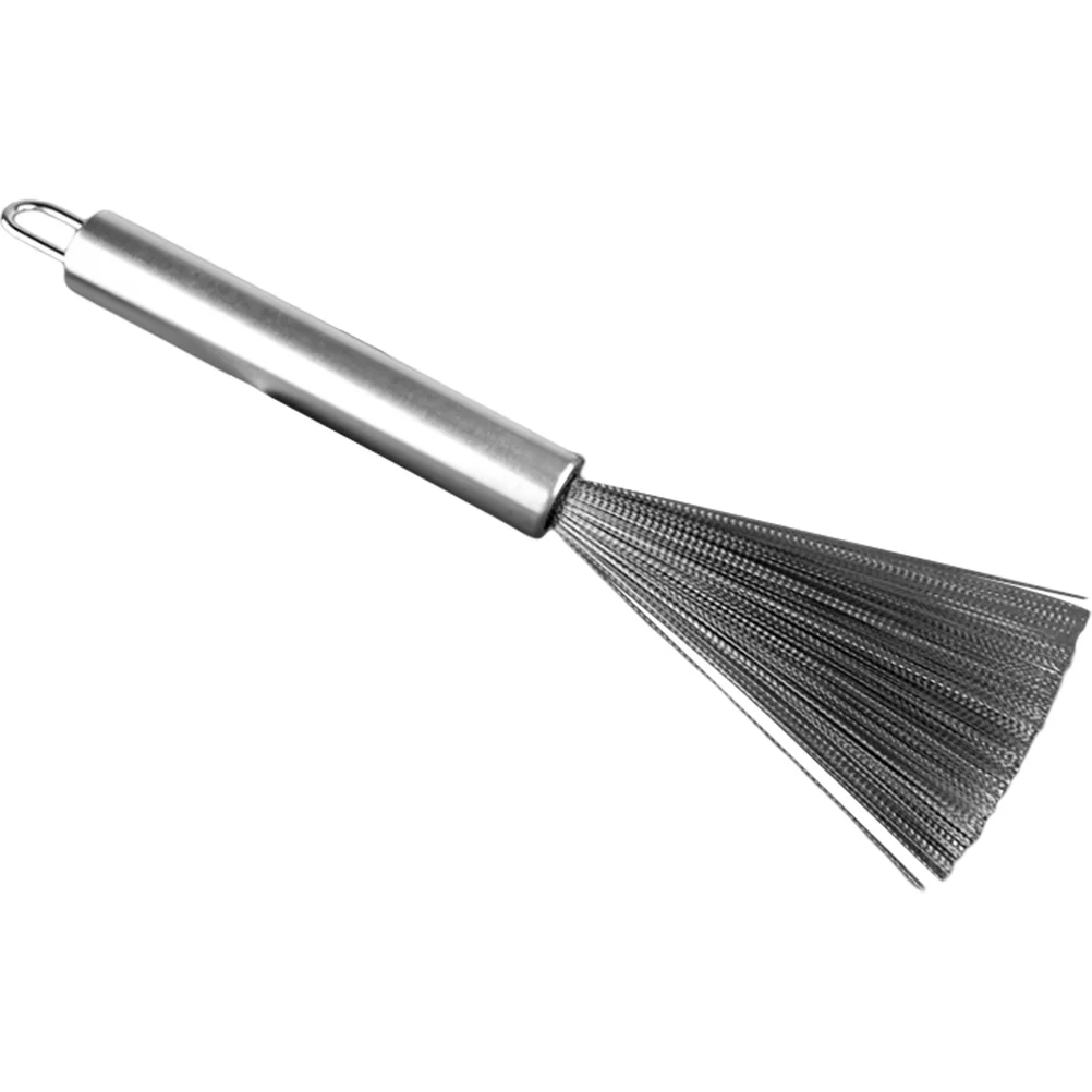 

Pan Cleaning Brush Pot Kitchen Scrubber Cookware Washing Brushes Metal Stainless Steel Griddle