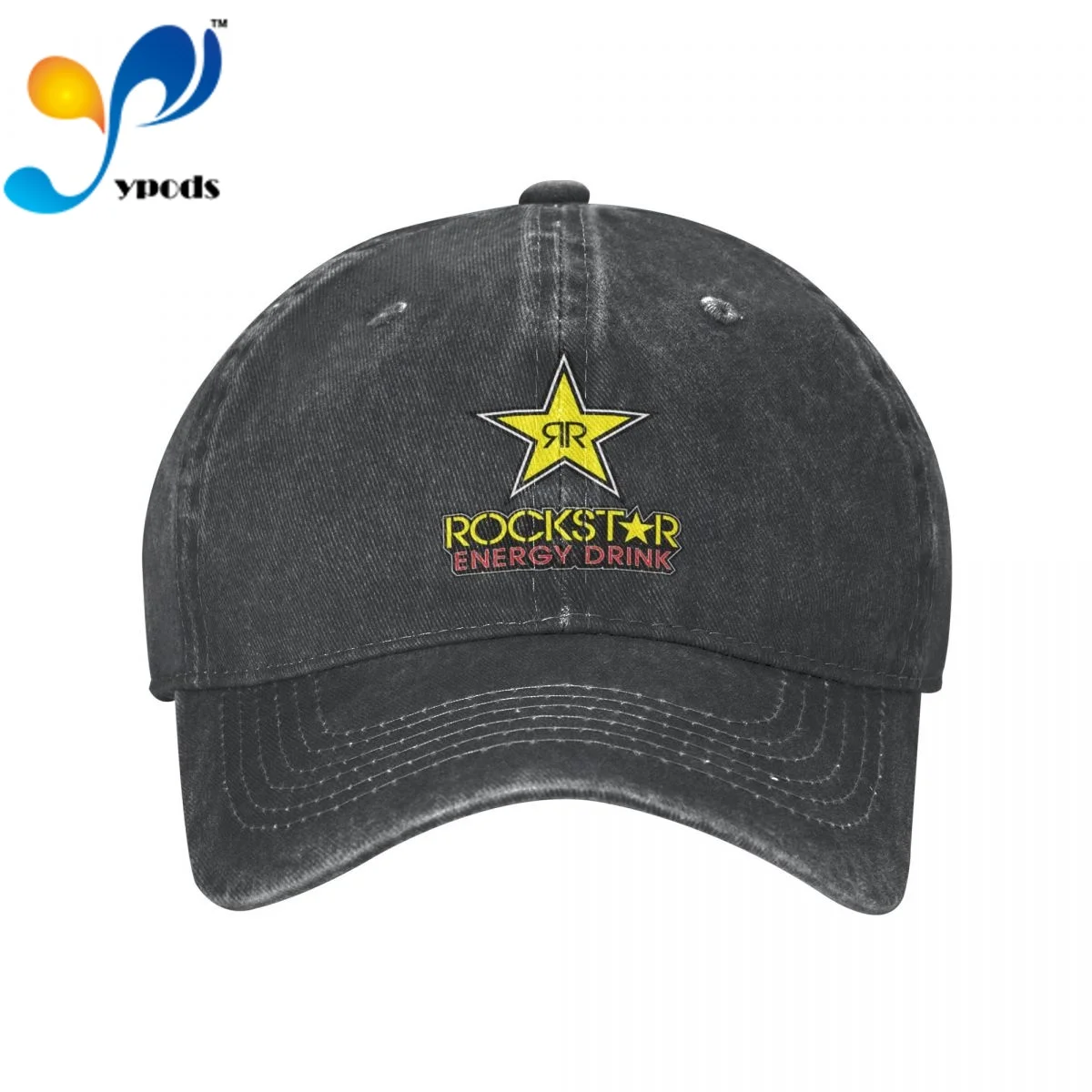 

New Brand Anime Rockstar Energy Drink Snapback Cap Cotton Baseball Cap Men Women Hip Hop Dad Hat Trucker