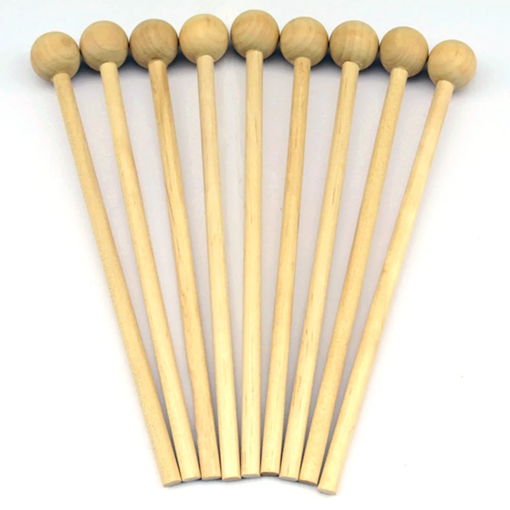 

4pcs Gift Musical Instrument Wood Handle DIY Sticks Chopsticks Mallet Toy