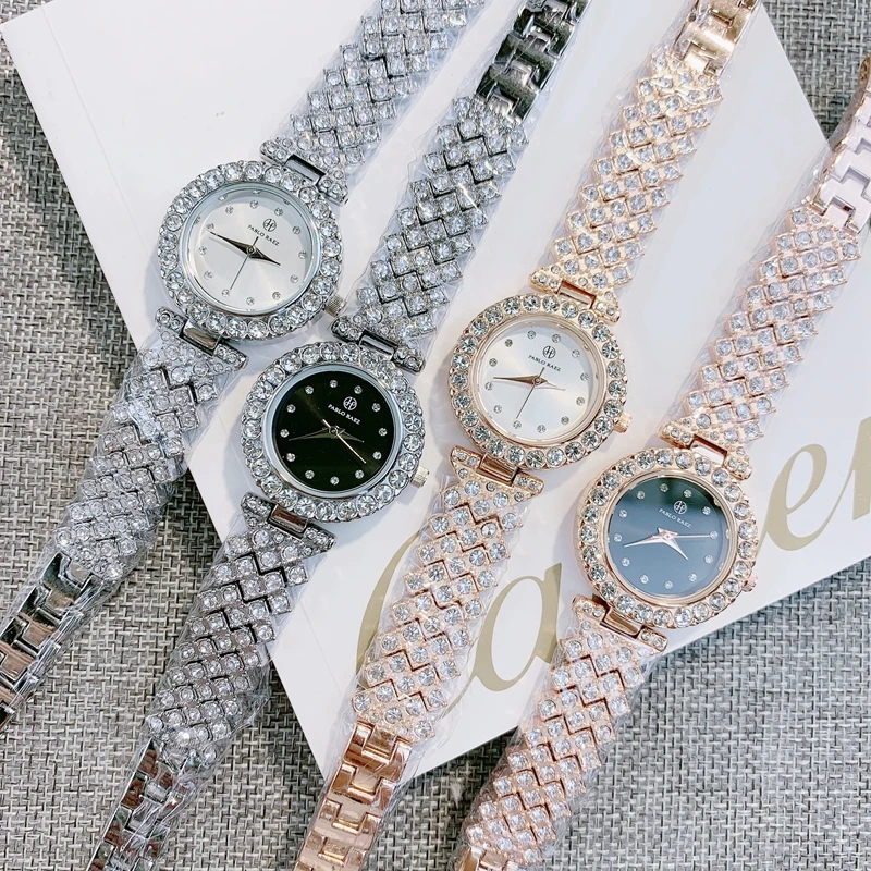 

PABLO RAEZ Luxury Women Watches Full Diamond fashion watches Special Design Relojes De Marca Mujer silver Lady relogio feminino