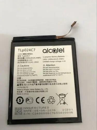 Оригинальный аккумулятор TLP024C1 TLP024C7 для Alcatel A3, 1X, 1X Dual SIM, 1X Dual SIM LTE, 1X LTE, 1X LTE, 5059J, 5059T, 5059X, TCL AU5A Plus Оригинальный аккумулятор TLP024C1 TLP024C7 для Alcatel A3, 1X, 1X Dual SIM, 1X Dual SIM LTE, 1X LTE, 1X LTE, 5059J, 5059T, 5059X, TCL AU5A Plus