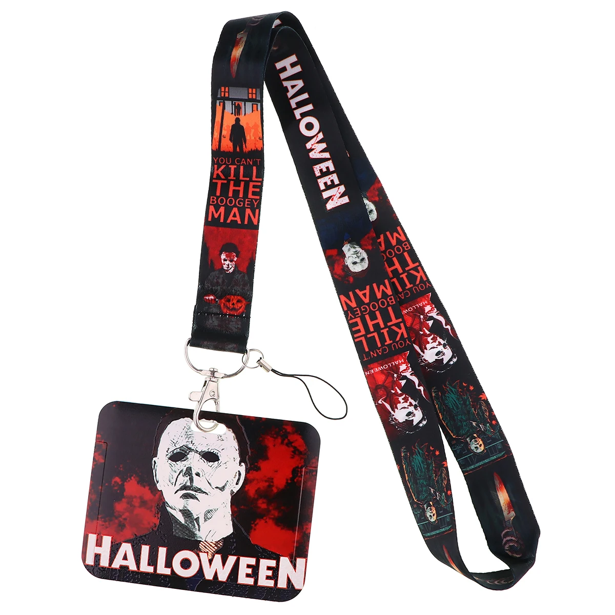 

Horror Movie Lanyard Neck Strap for Key ID Card Cellphone Straps Badge Holder DIY Hanging Rope Neckband Accessories Key Ring