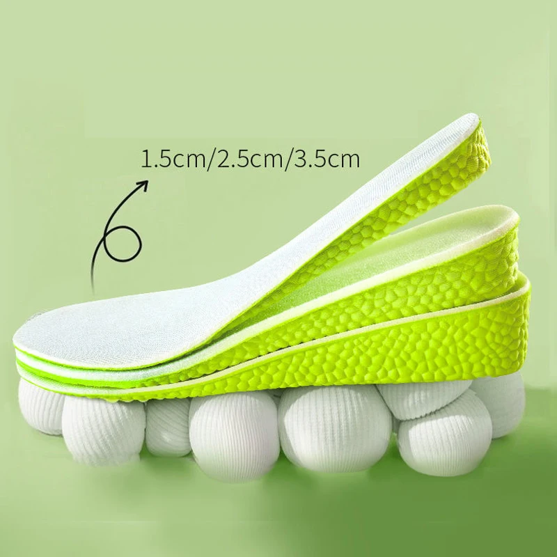 

Модные стельки в виде попкорна, внутренняя высота, спортивные стельки для обуви, кроссовки, эластичные стельки для бега для мужчин и женщин, ортопедические подушки